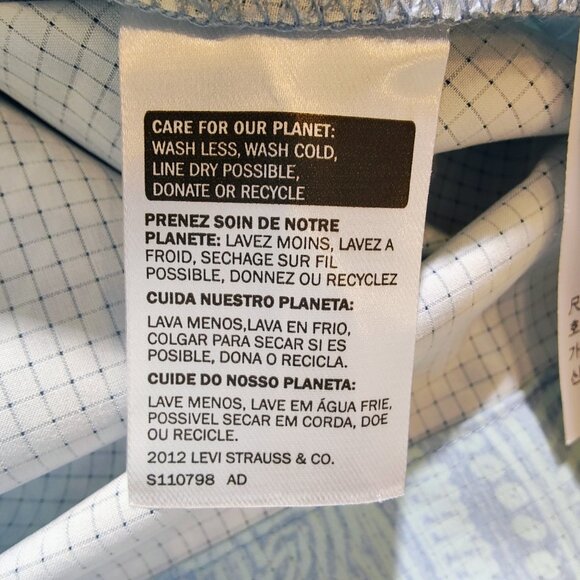 Dockers Men's Small Short Sleeve Button-down Hawaiian Design Shirt NWT - Picture 12 of 14